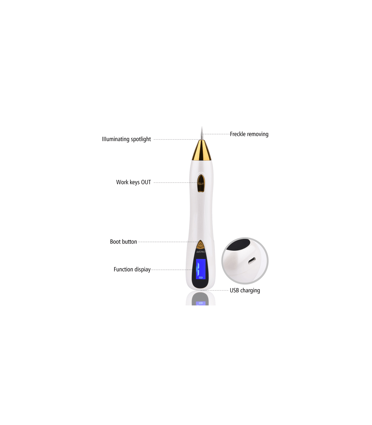 دستگاه بیوتی پن 9 قدرته MOLE — تصویر ۳